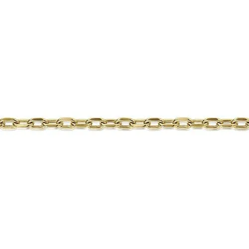 14K Y Gold Hollow Chain Bracelet