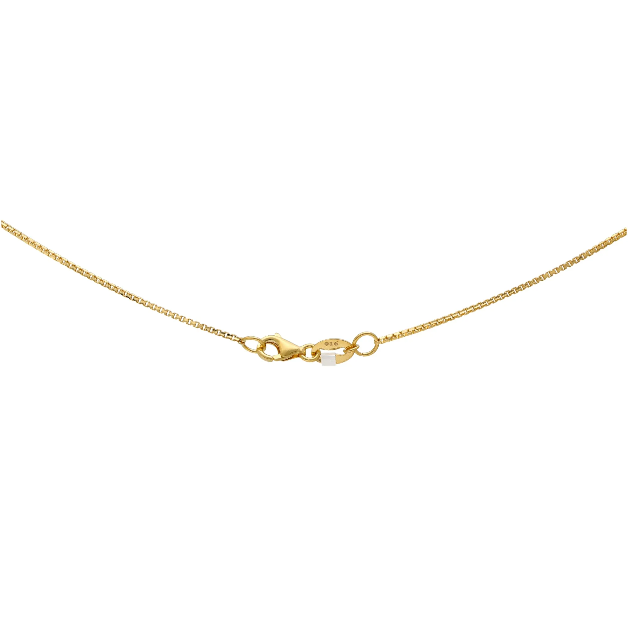 22K Multi-Tone Gold Beaded Chain (21.9gm)