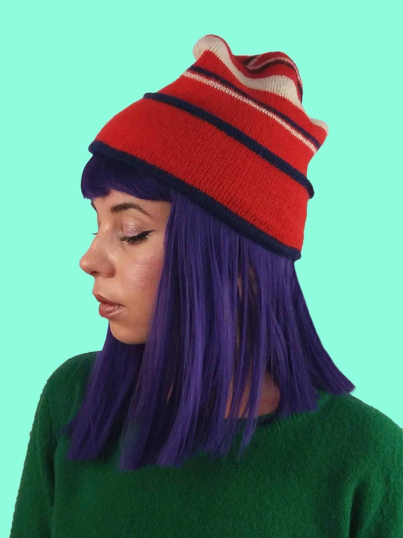 80's Beanie Wool Hat