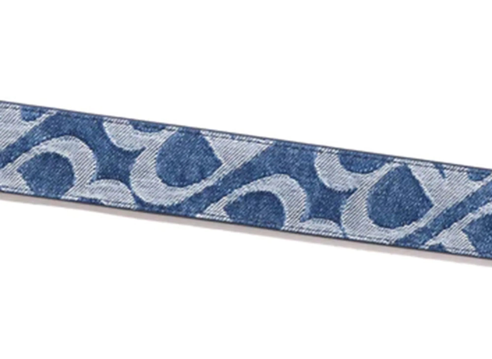 A Bathing Ape Denim Monogram Belt