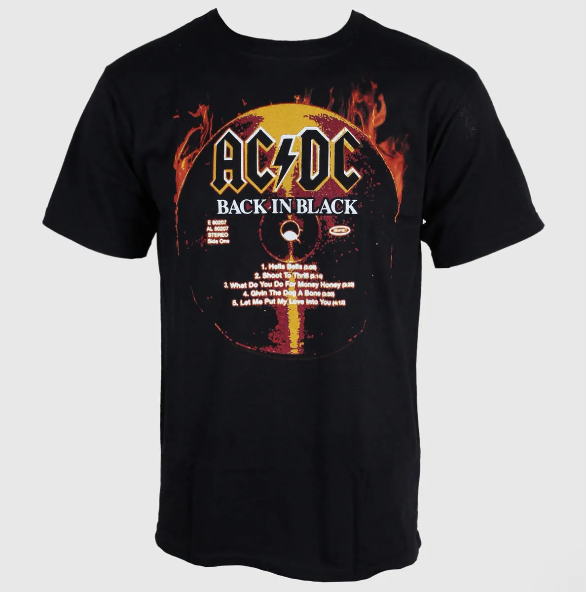 ACDC Back In Black CD T-Shirt - Black