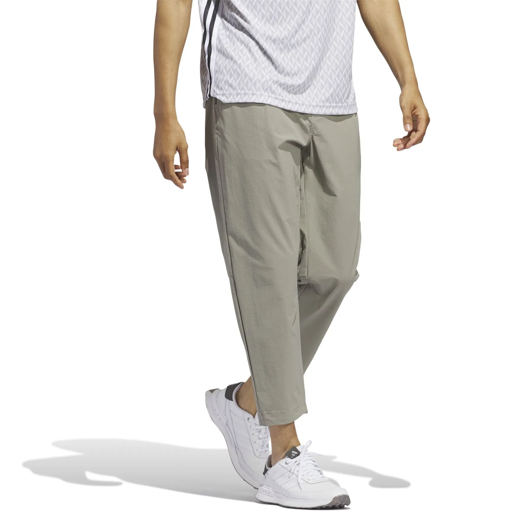 Adicross Regular Fit Chino Golf Trousers Silver Pebble - SS24