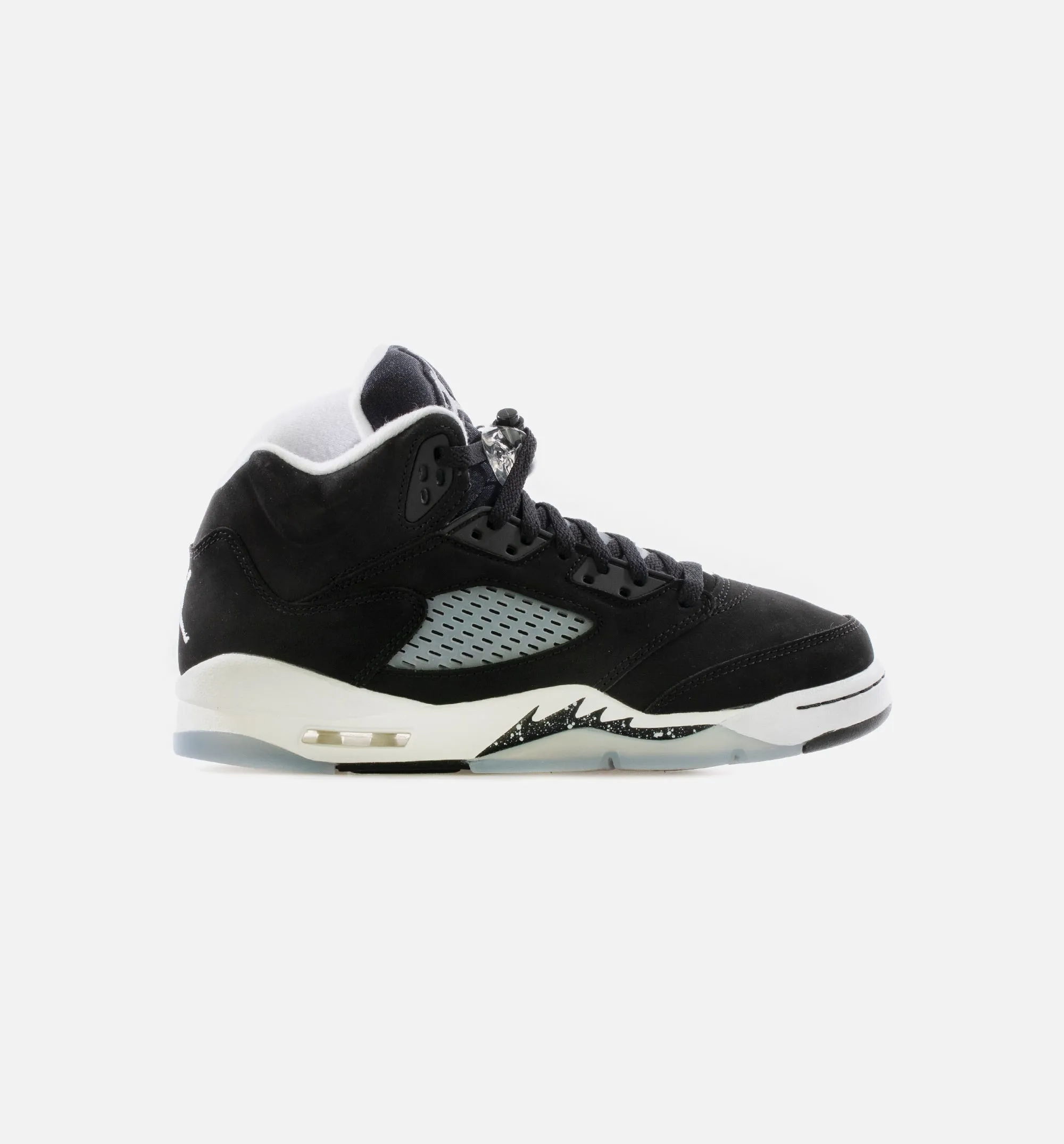 Air Jordan 5 Retro Moonlight Grade School Lifestyle Shoe - Black/White/Cool Grey - Free Shipping