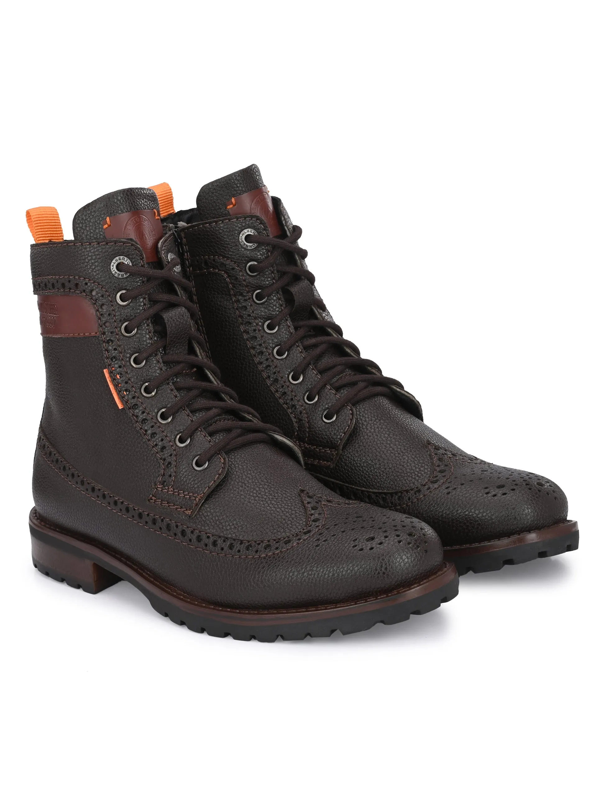 Alberto Torresi Men Brown Zayn Boots