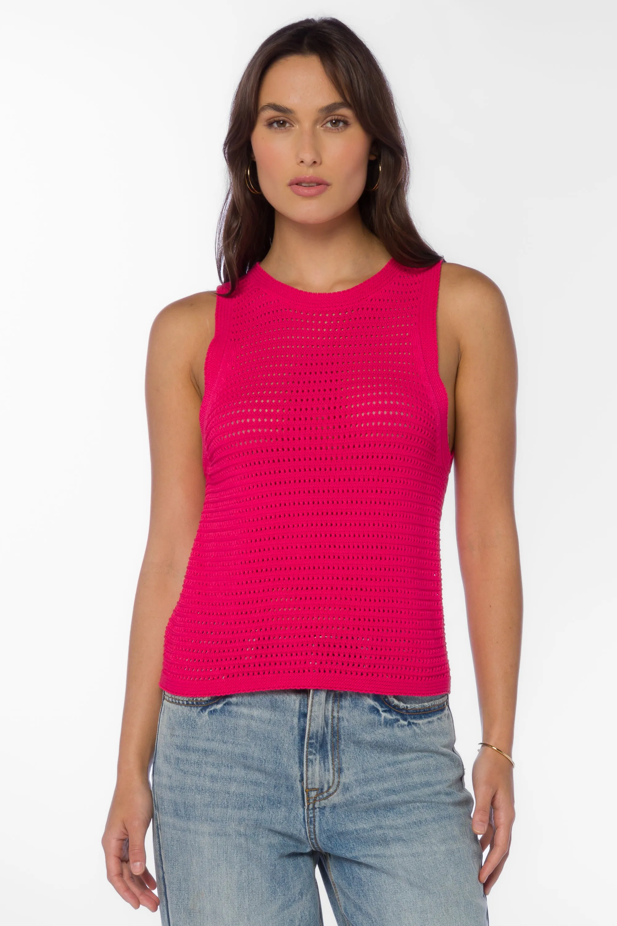 Alora Pink Top