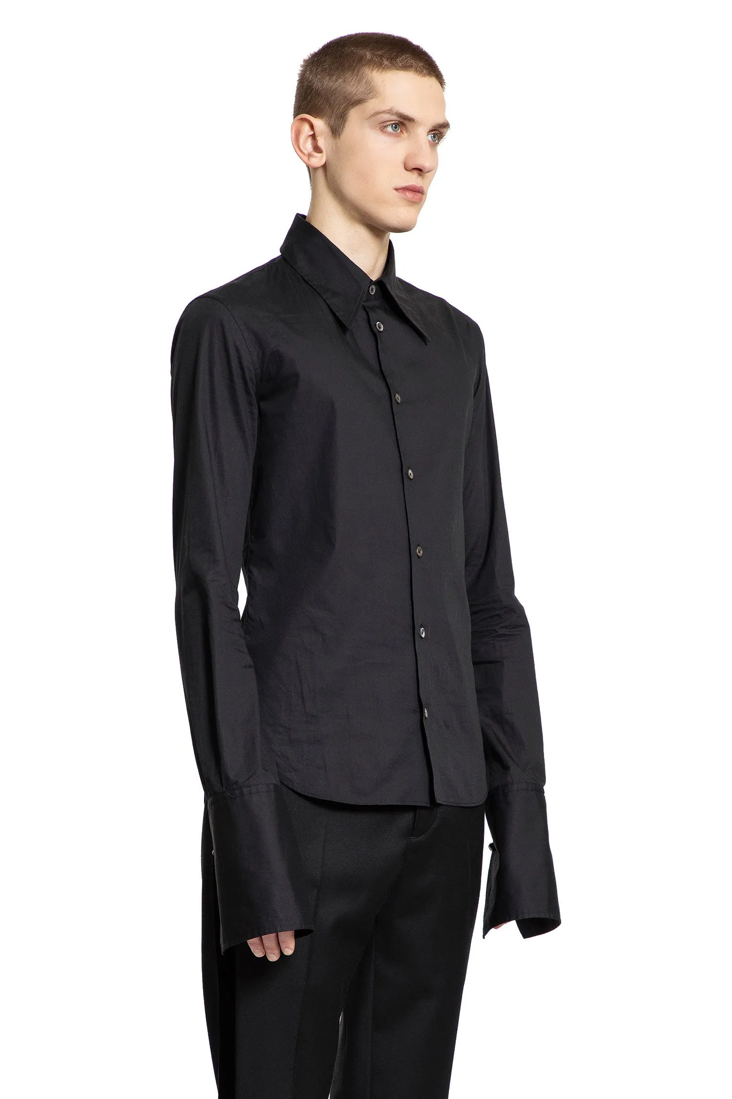 ANN DEMEULEMEESTER MAN BLACK SHIRTS