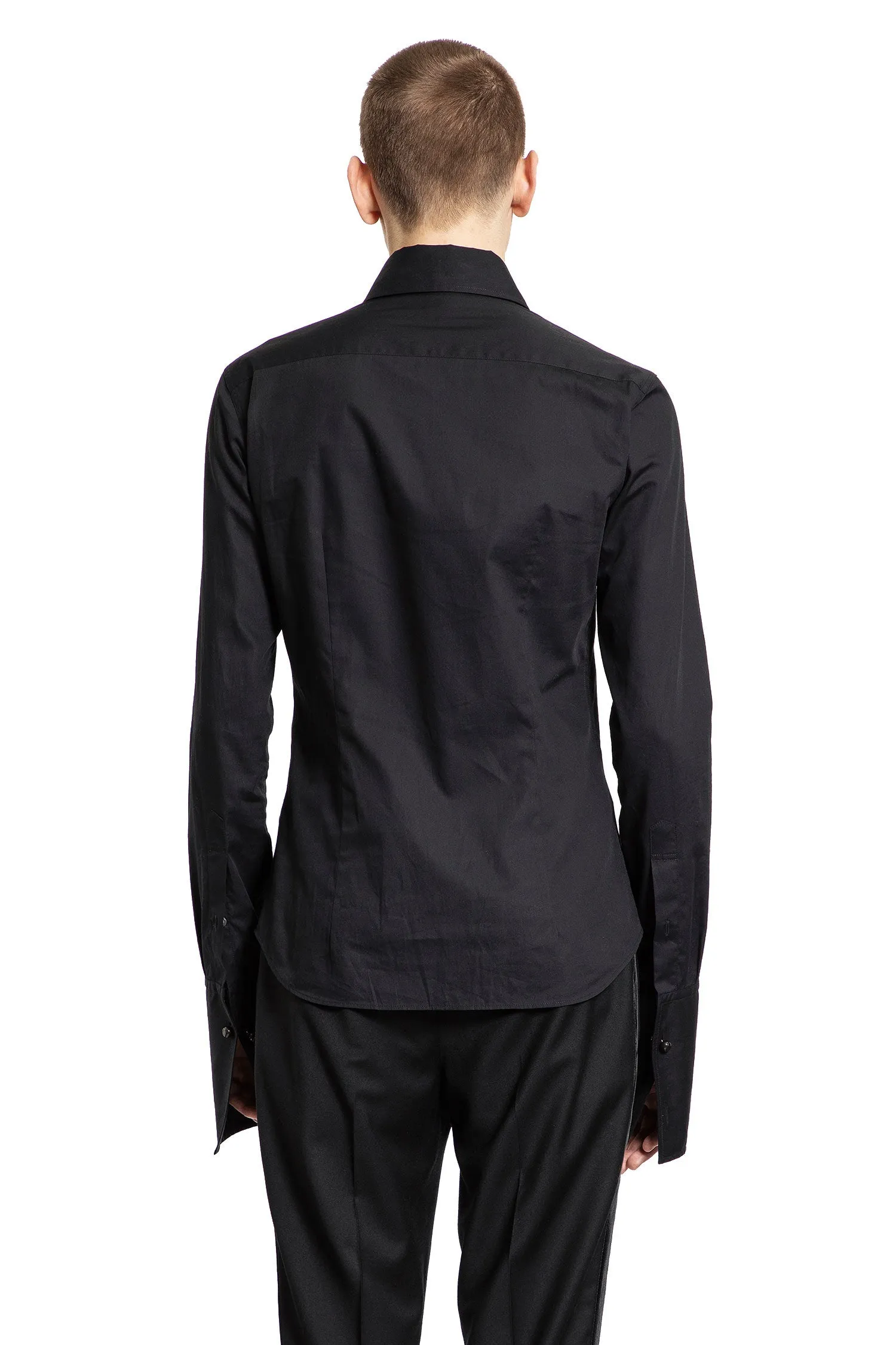 ANN DEMEULEMEESTER MAN BLACK SHIRTS