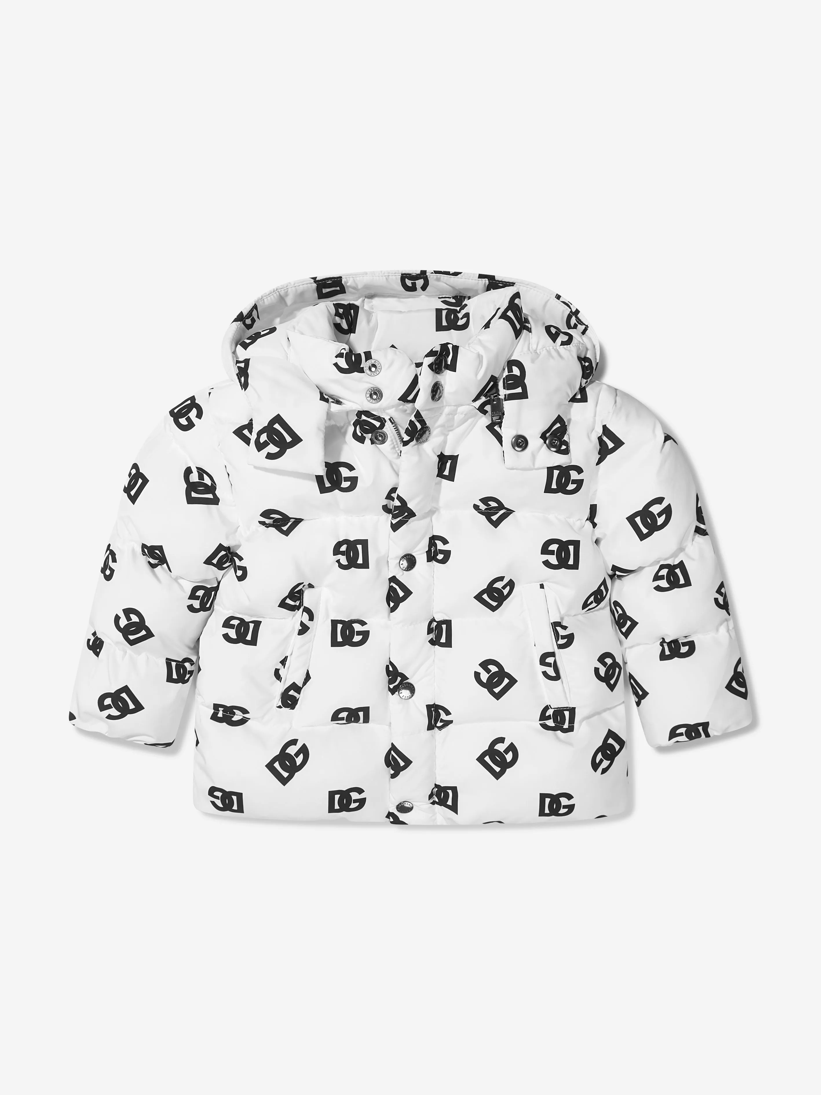 Baby All Over Logo Down Padded Jacket