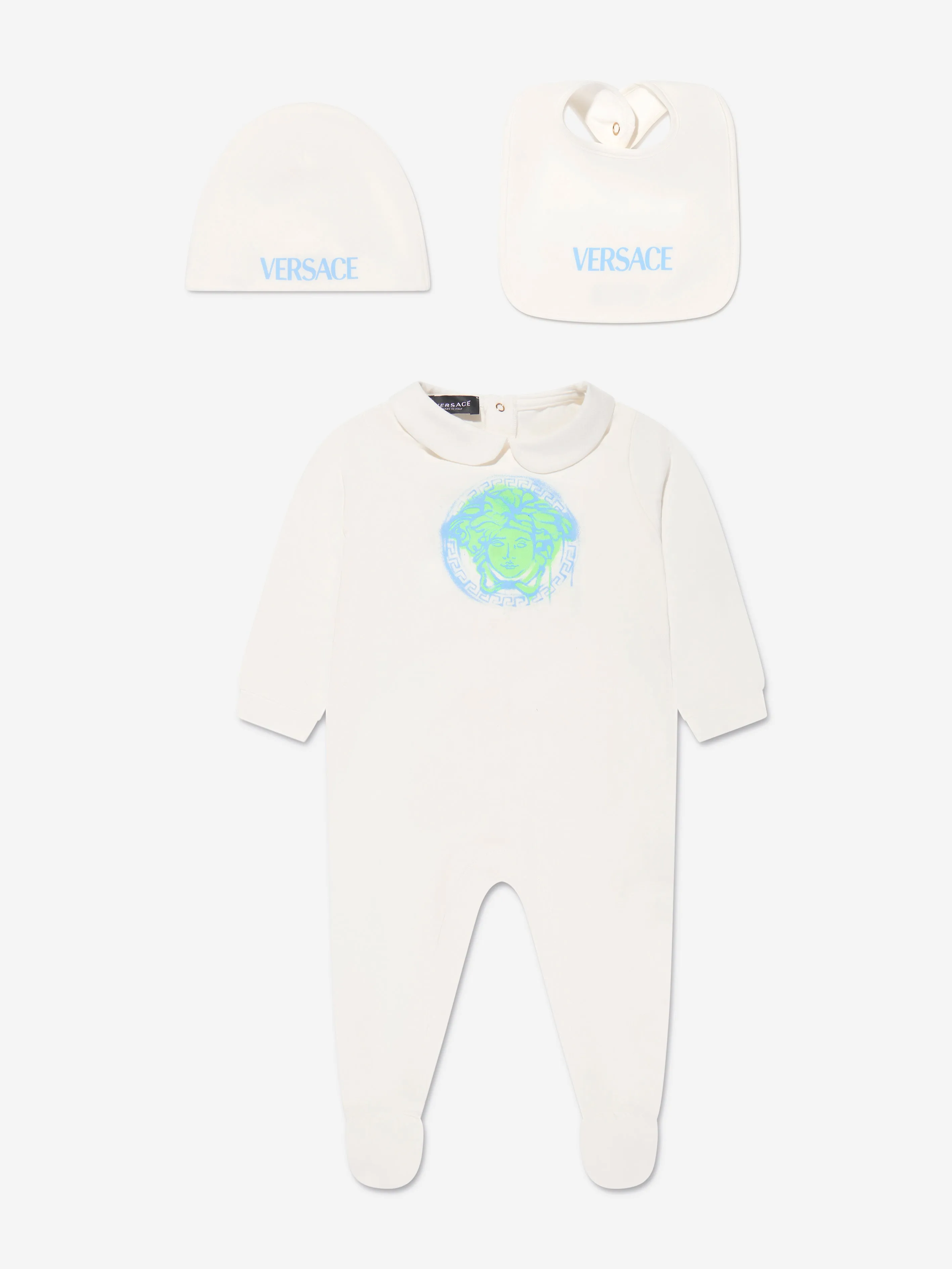 Baby Boys Babygrow Gift Set (3 Piece) in White