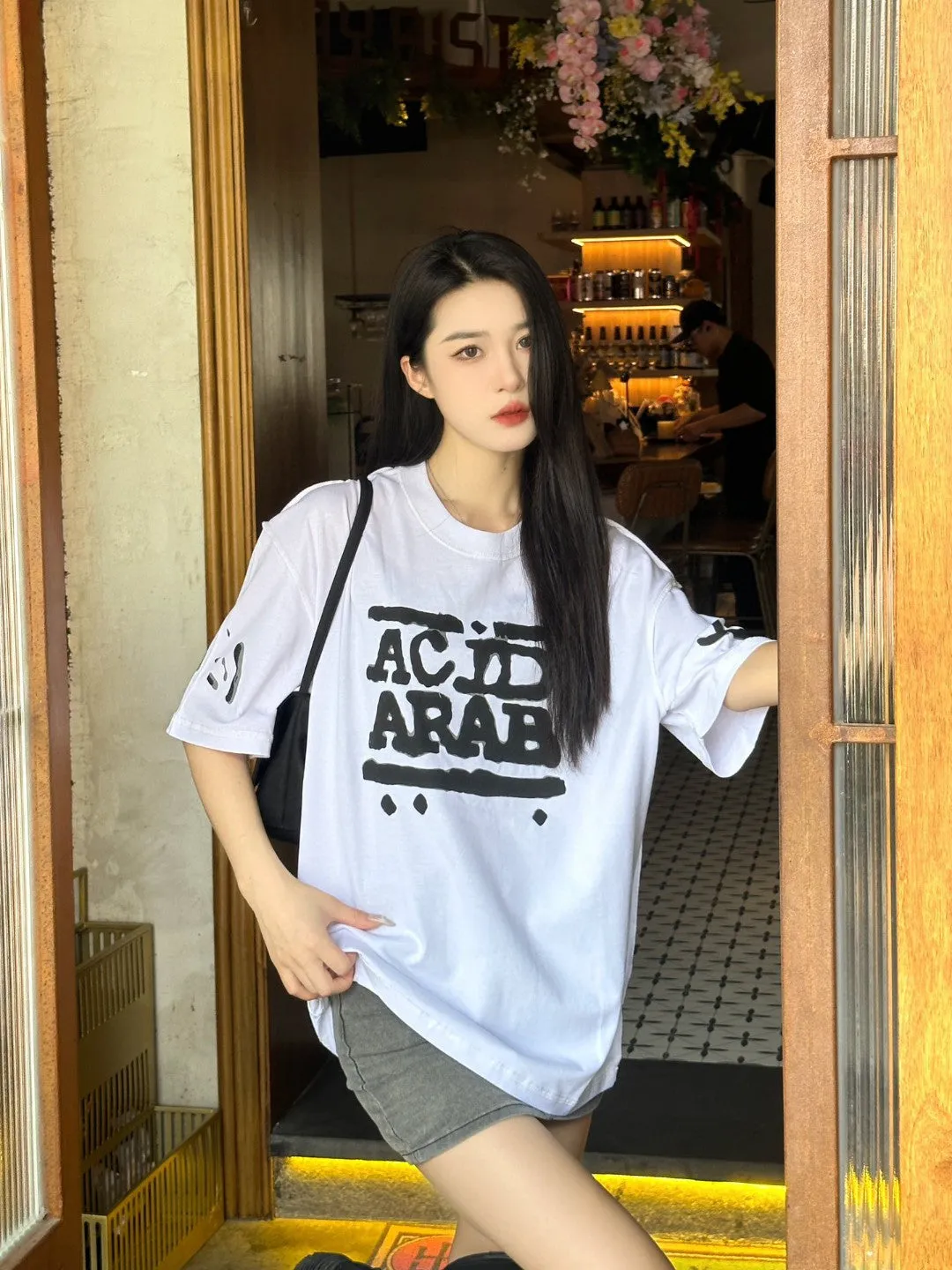 Balenciaga Acid Arab White T-Shirt