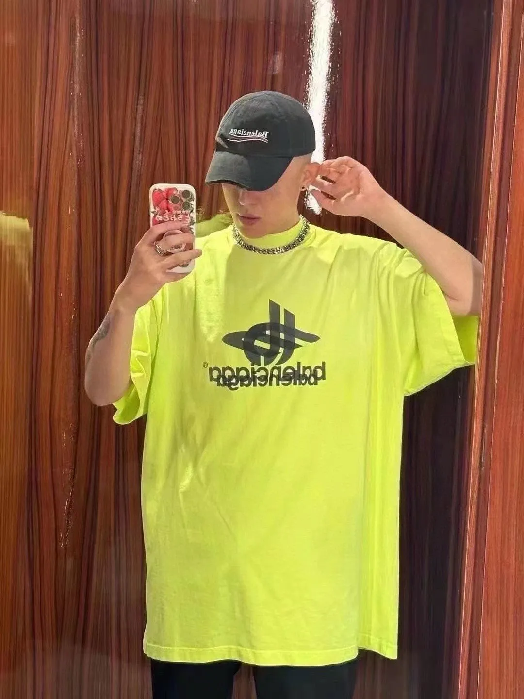 Balenciaga T-Shirt - Overlapping Logo