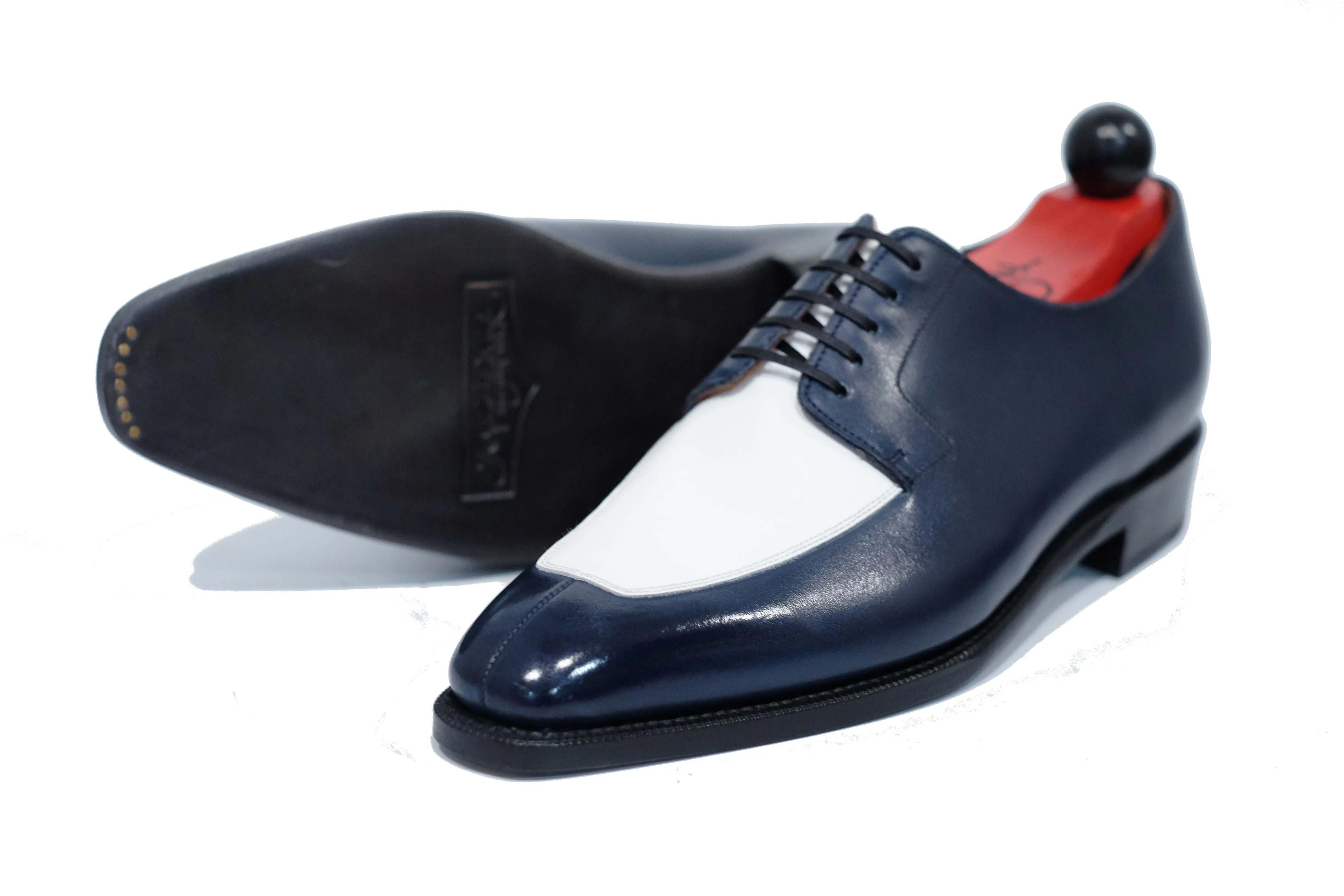 Belltown MTO - Midnight Calf / White Calf - LPB Last - Single Leather Sole