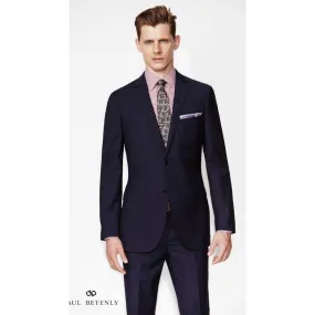 Betenly Modern Fit Slim Mens Wool Suit