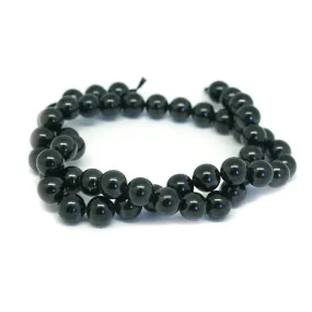 Black Spinel 8mm Round - 15-16 Inch