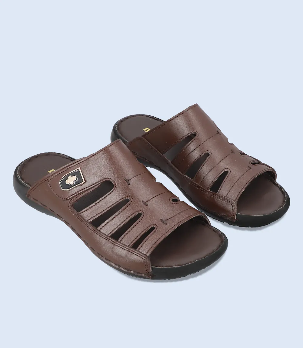 BM5667-COFFEE-Men Slipper