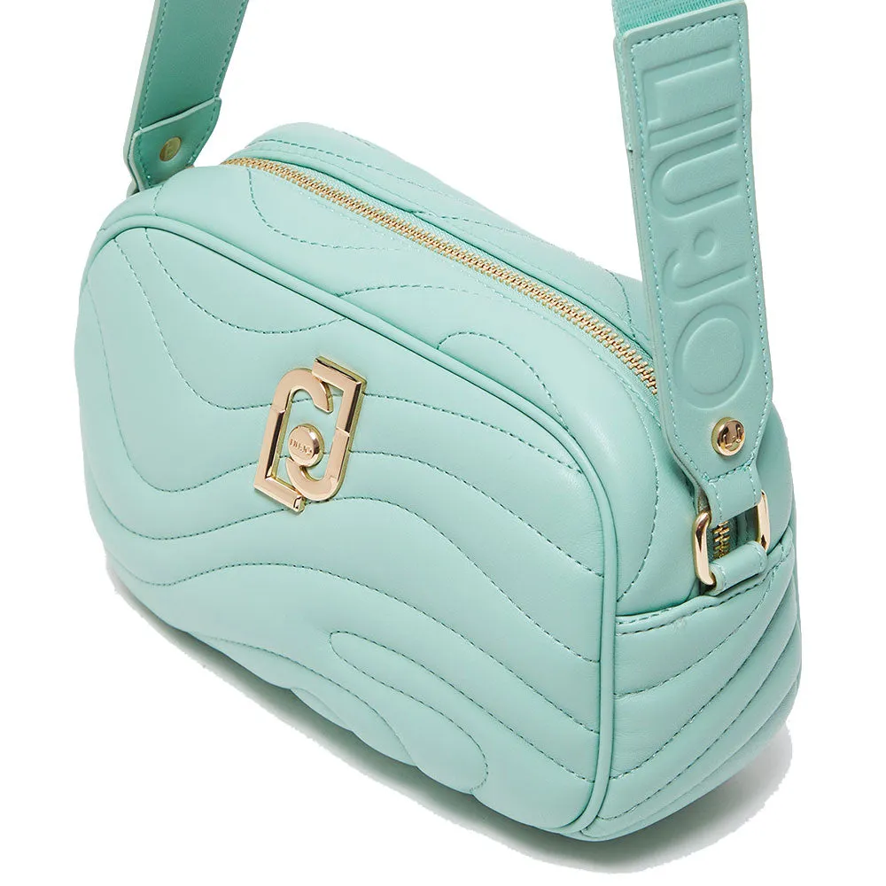 Borsa a Tracolla LIU JO Better Trapuntata color Menta con Charm