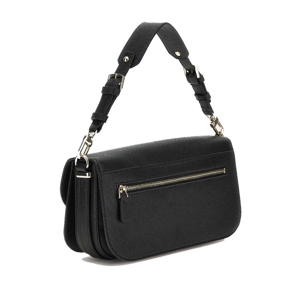 Borsa Donna a Spalla GUESS Linea Brynlee colore Black Misura Piccola