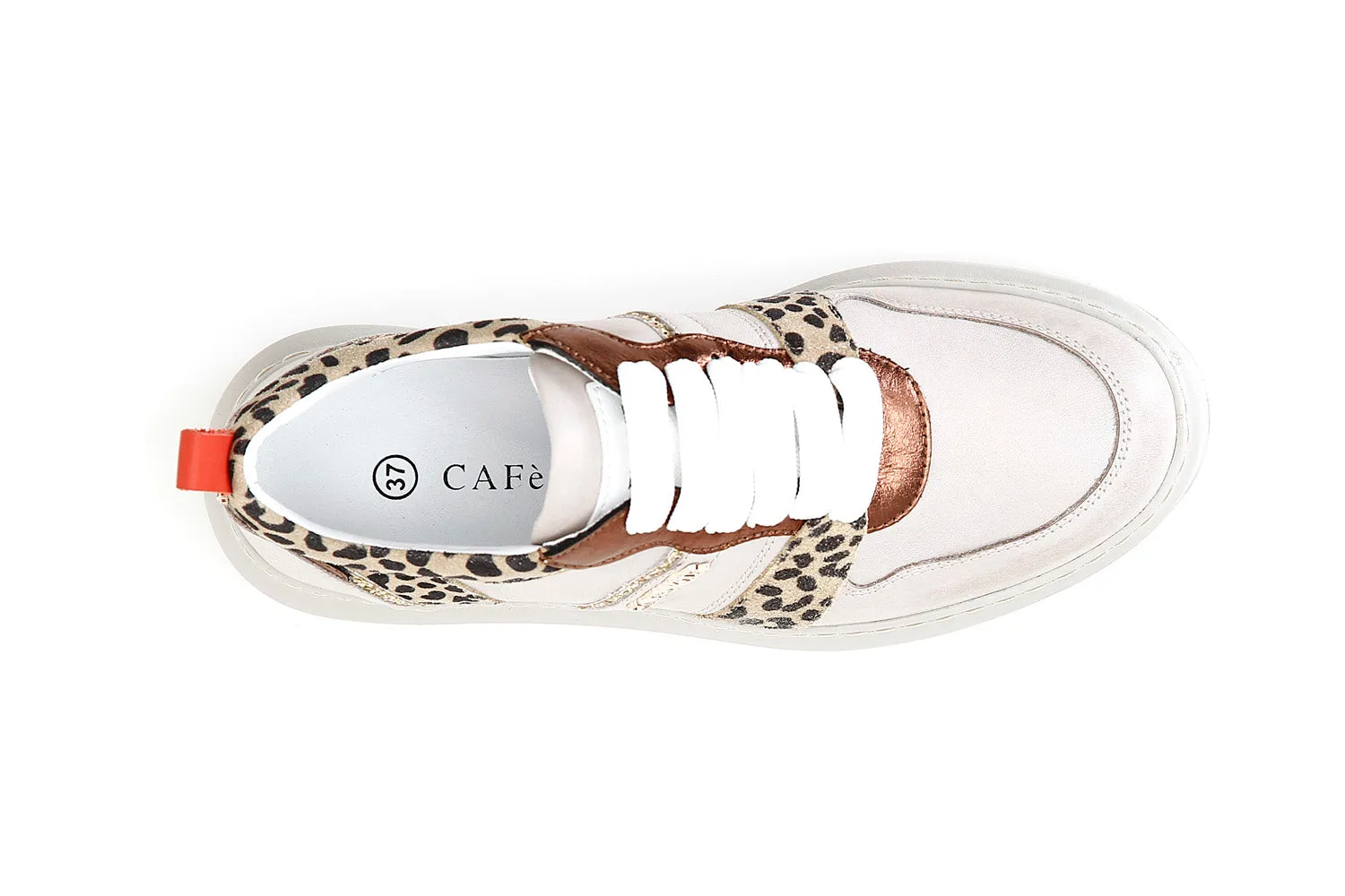 CafèNoir donna sneakers animalier e pelle