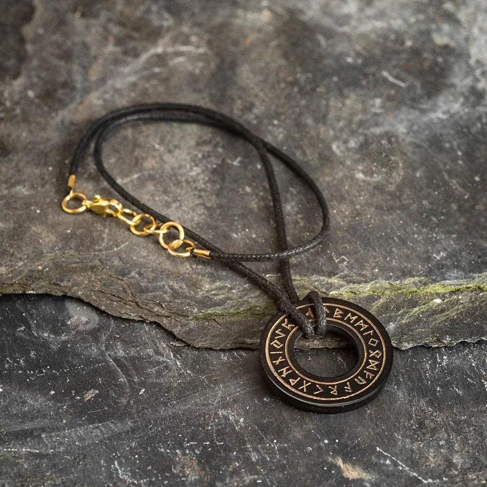 Circular Horn Rune Necklace