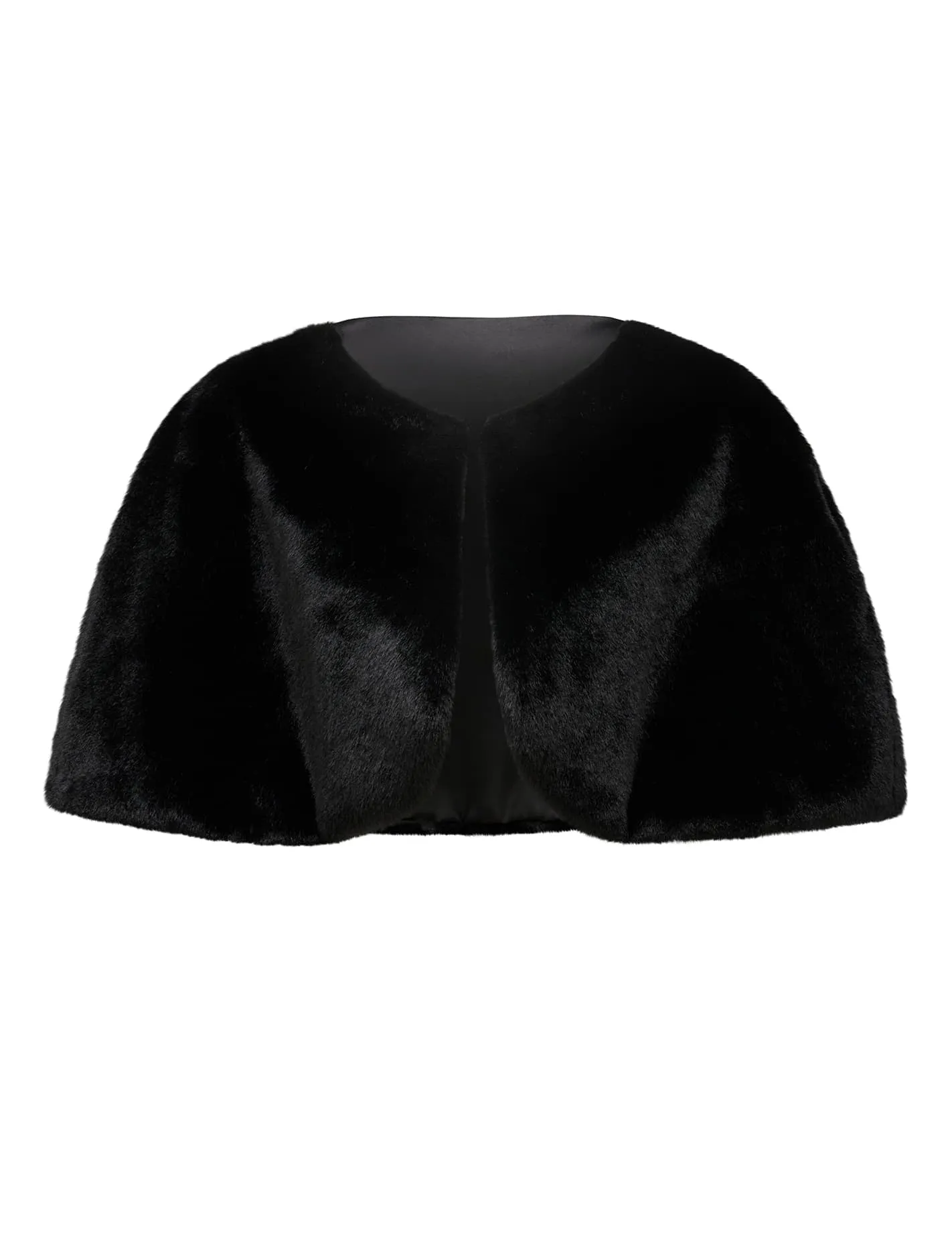 Clarissa Faux Fur Capelet