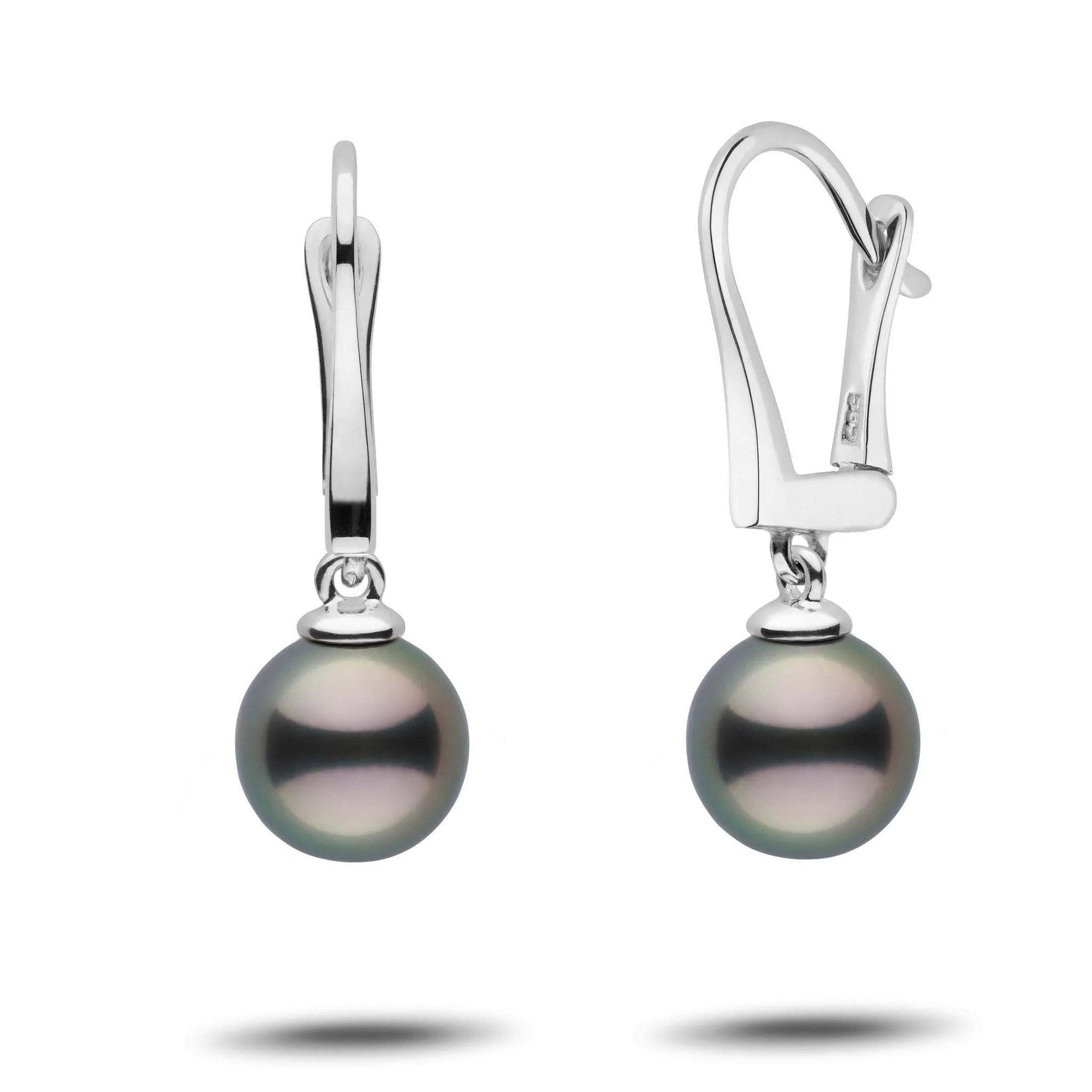 Classic Collection Tahitian 8.0-9.0 mm Pearl Dangle Earrings