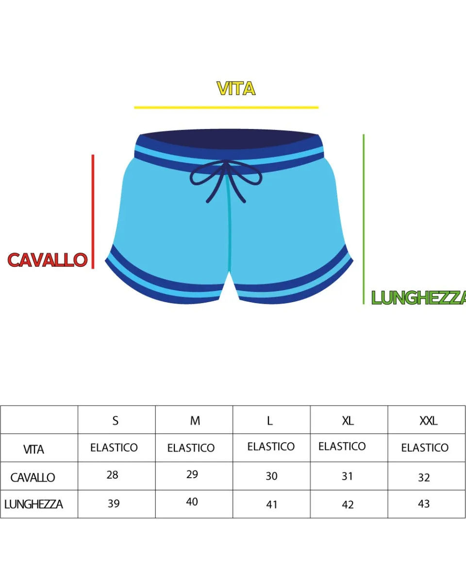 Costume Uomo Boxer Summer Fantasia Floreale Elastico Multicolore Casual GIOSAL-SU1202A