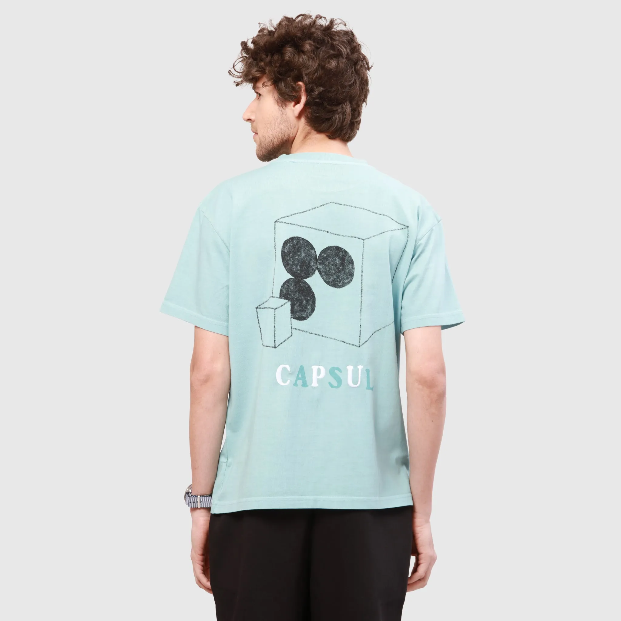 CUBE TEE (Powder Blue)