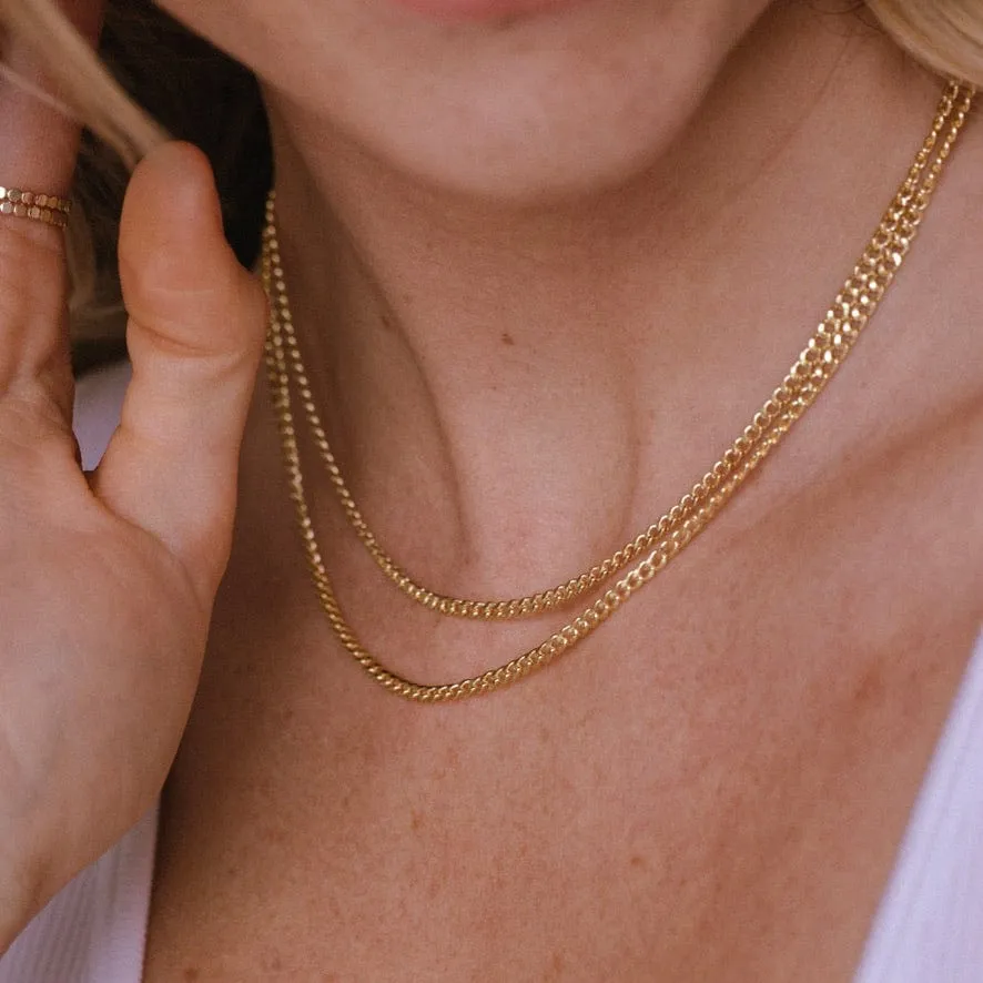 Curb Chain Necklace | Final Sale