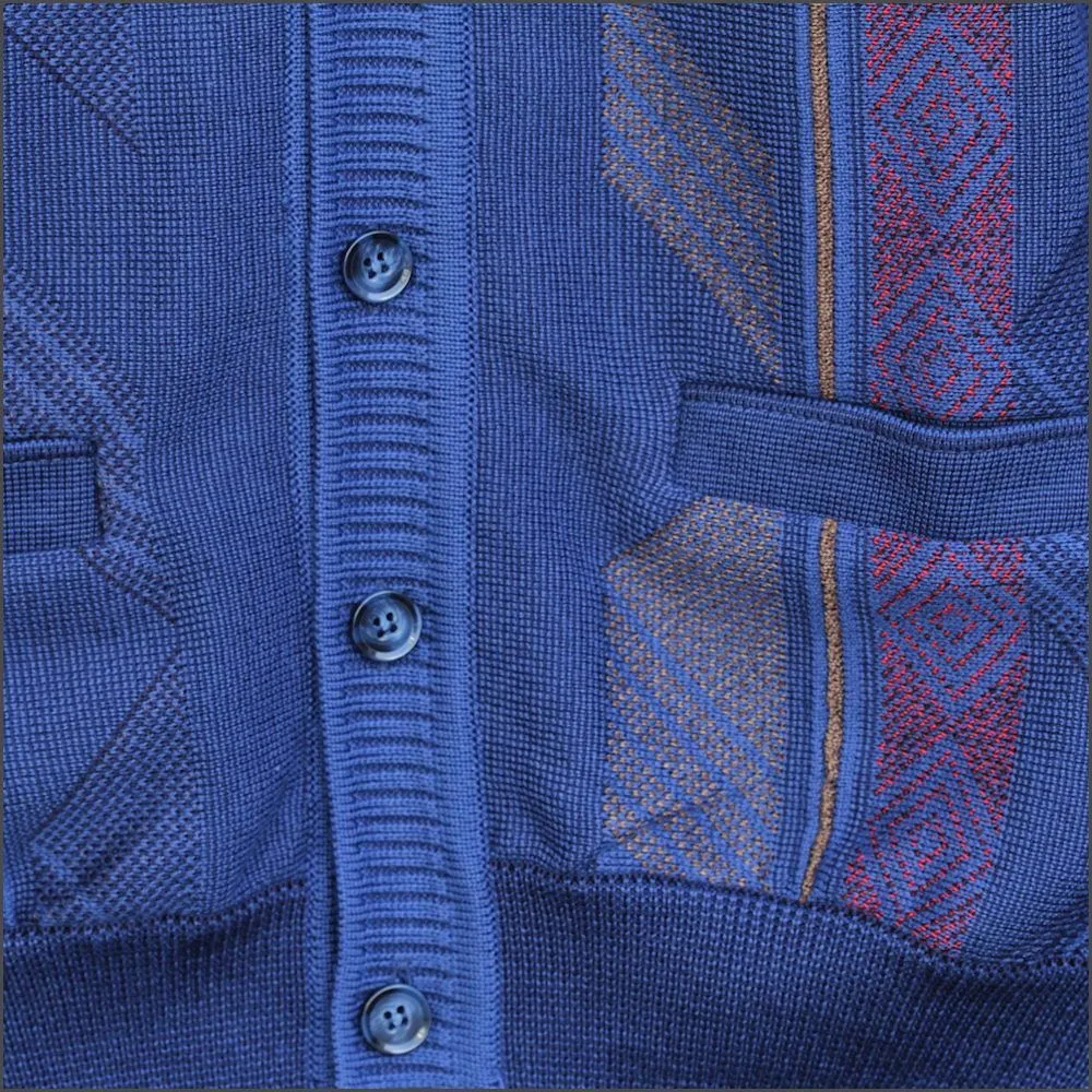 Dg's Blue Pattern Cardigan^