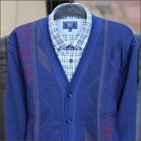 Dg's Blue Pattern Cardigan^