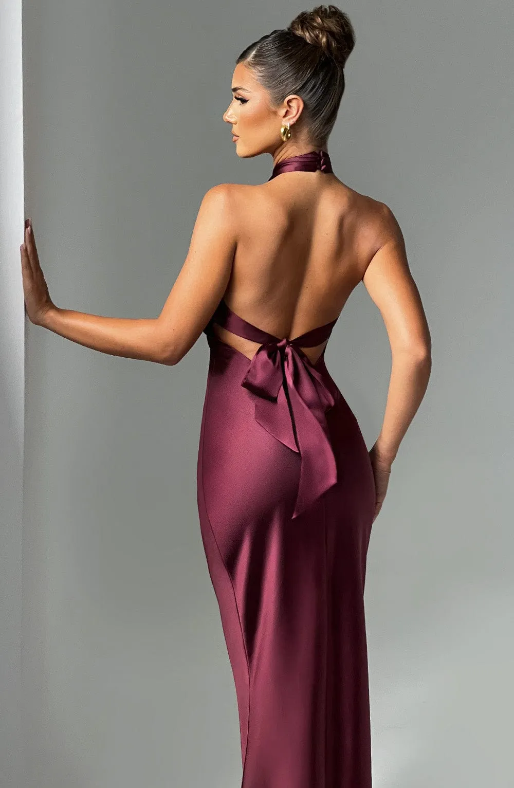 Dimitra Maxi Dress - Burgundy