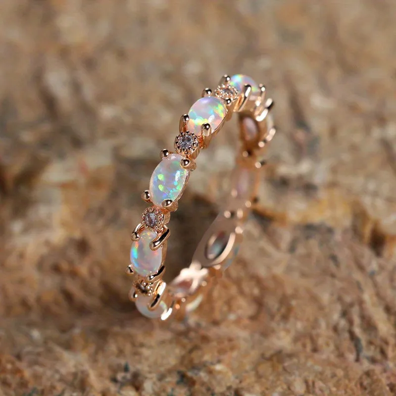 Exquisite Opal Ring - Perfect Valentine's Gift for the Special Woman in Your Life