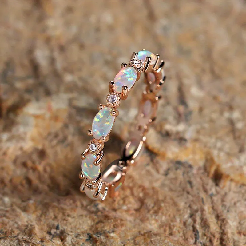 Exquisite Opal Ring - Perfect Valentine's Gift for the Special Woman in Your Life