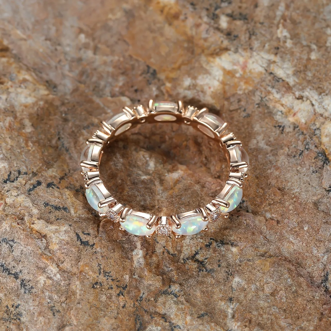 Exquisite Opal Ring - Perfect Valentine's Gift for the Special Woman in Your Life