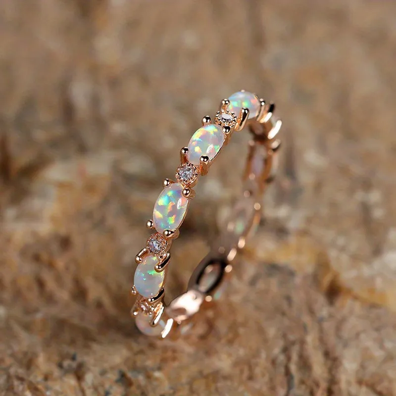 Exquisite Opal Ring - Perfect Valentine's Gift for the Special Woman in Your Life