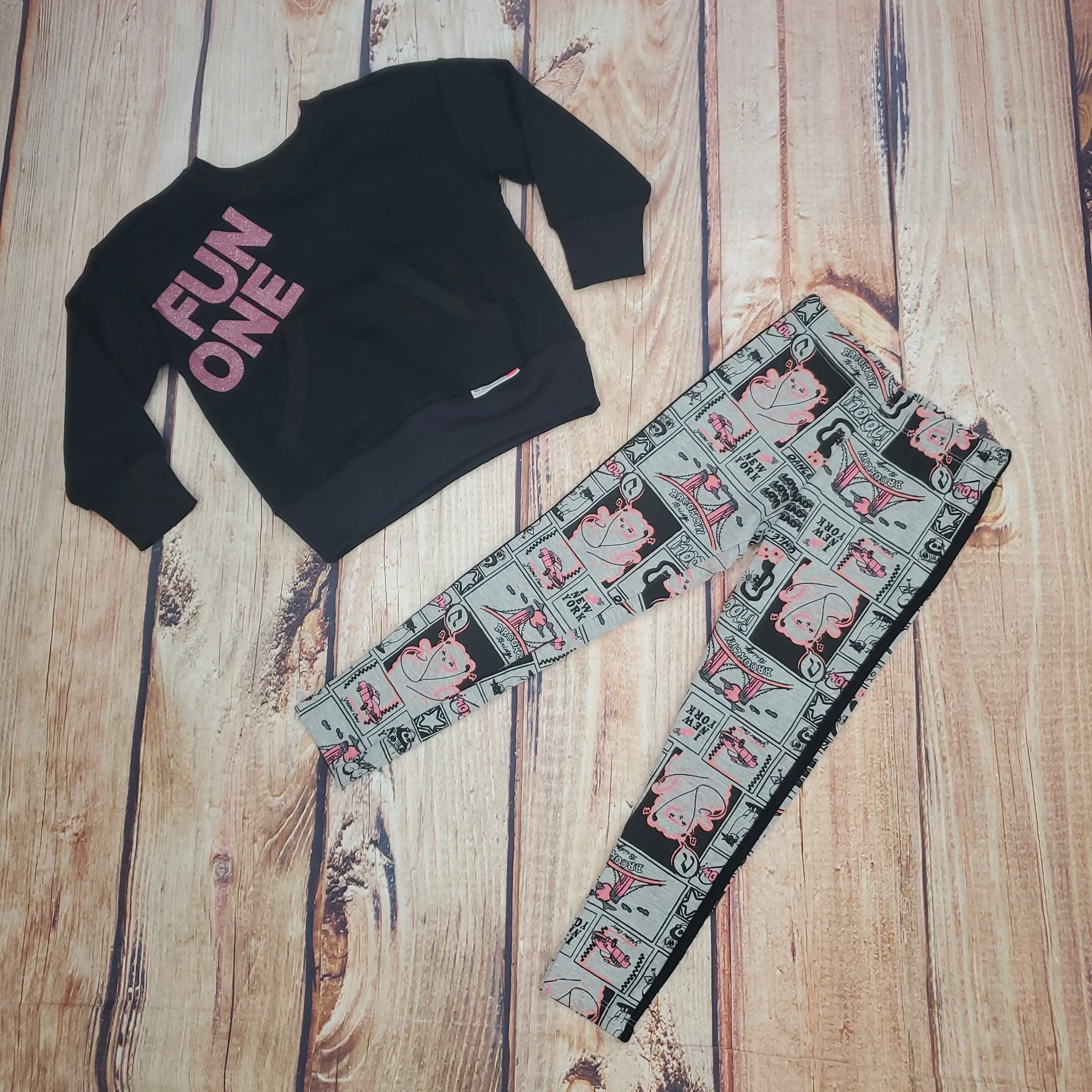 GLOSS FUN ONE SWEATSHIRT 2 PC SET