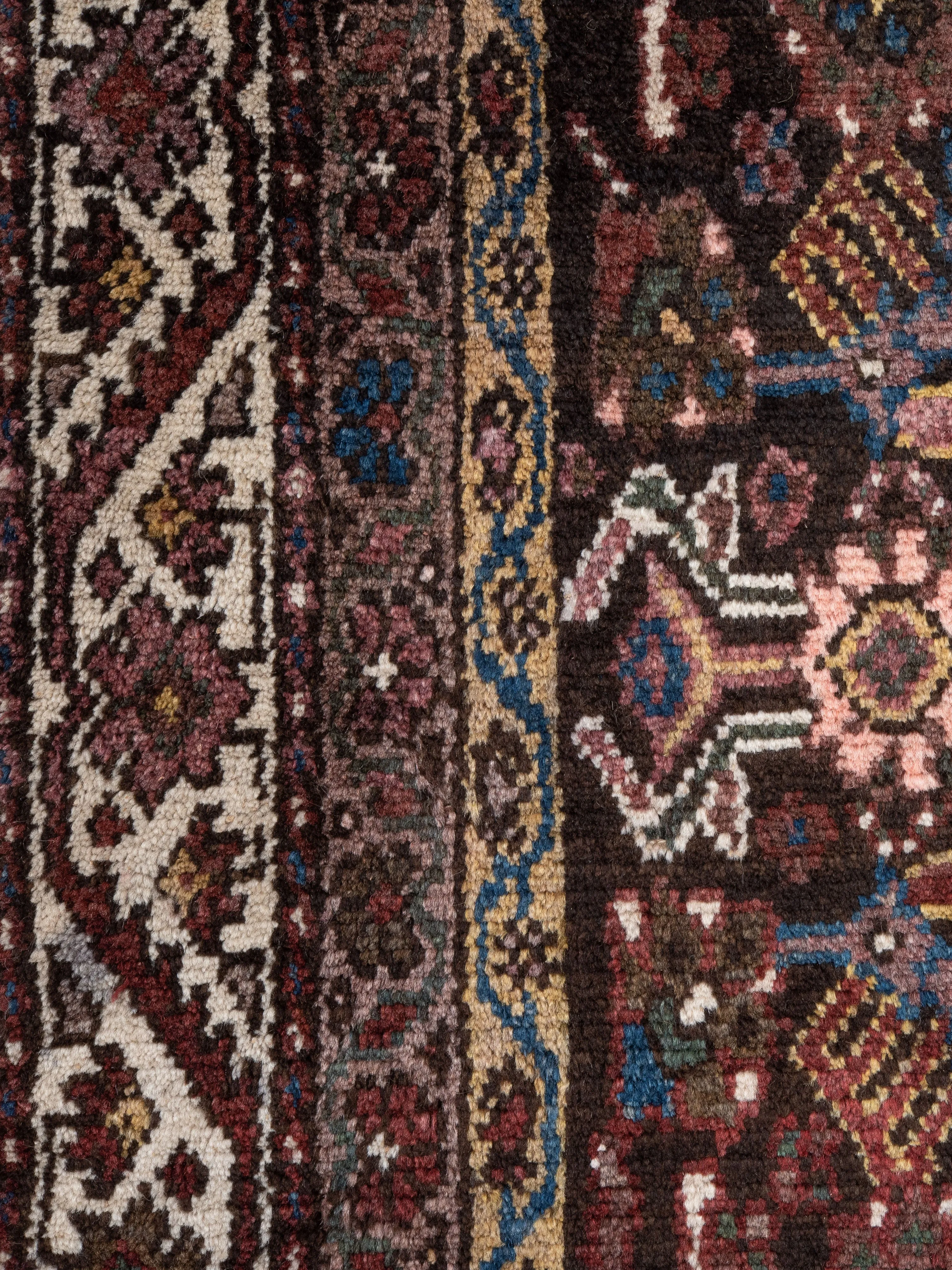 Hamadan Vintage Persian Rug 9’6” x 4’6”