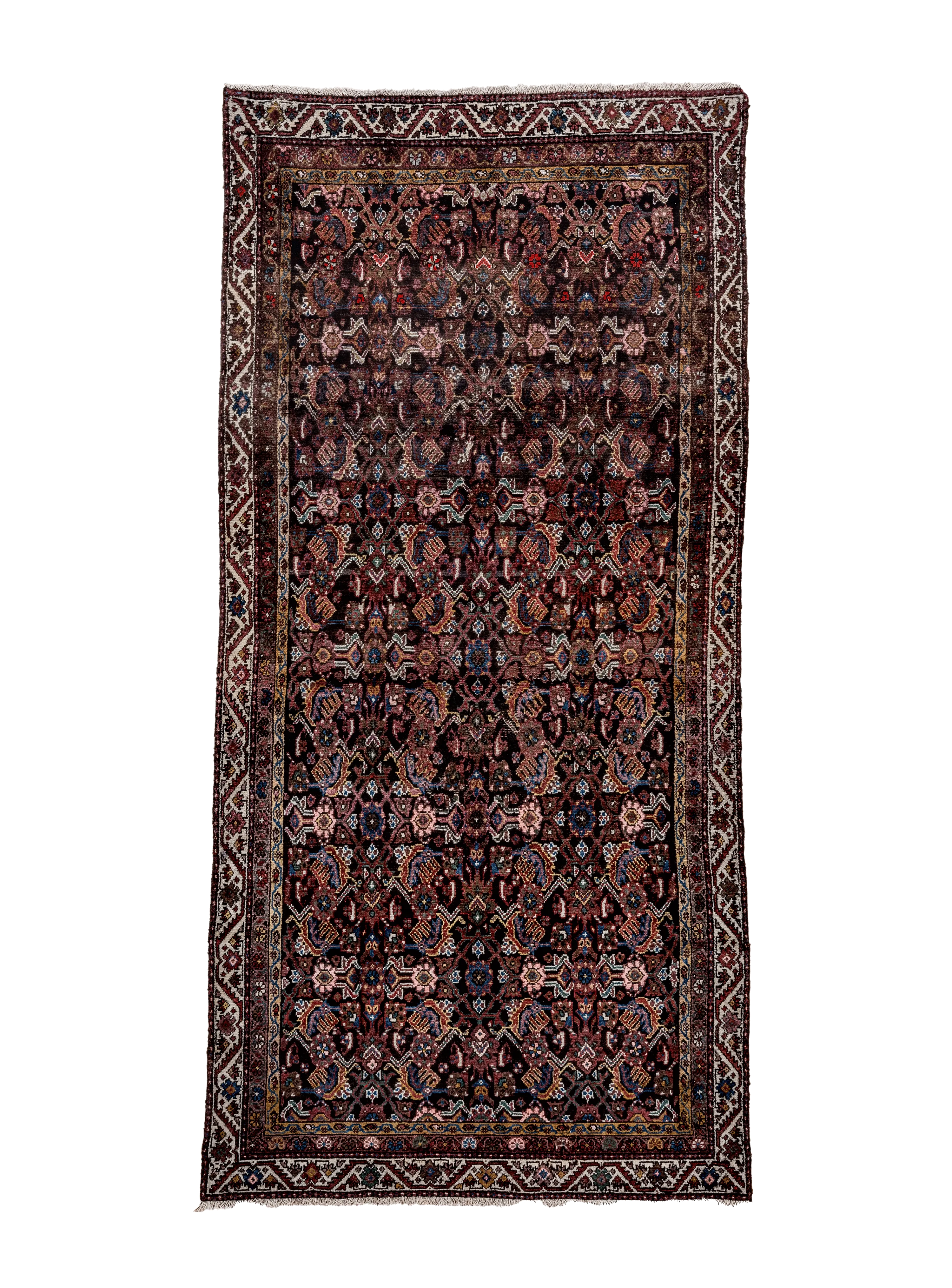 Hamadan Vintage Persian Rug 9’6” x 4’6”