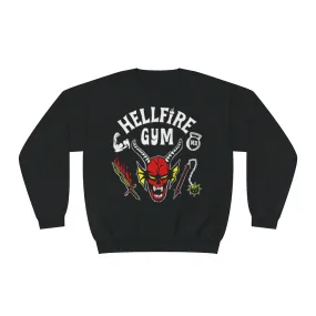 HELLFIRE GYM (WHITE)- CREWNECK