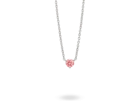 Lab-Grown Diamond ct. Round Brilliant Solitaire Pendant | Pink