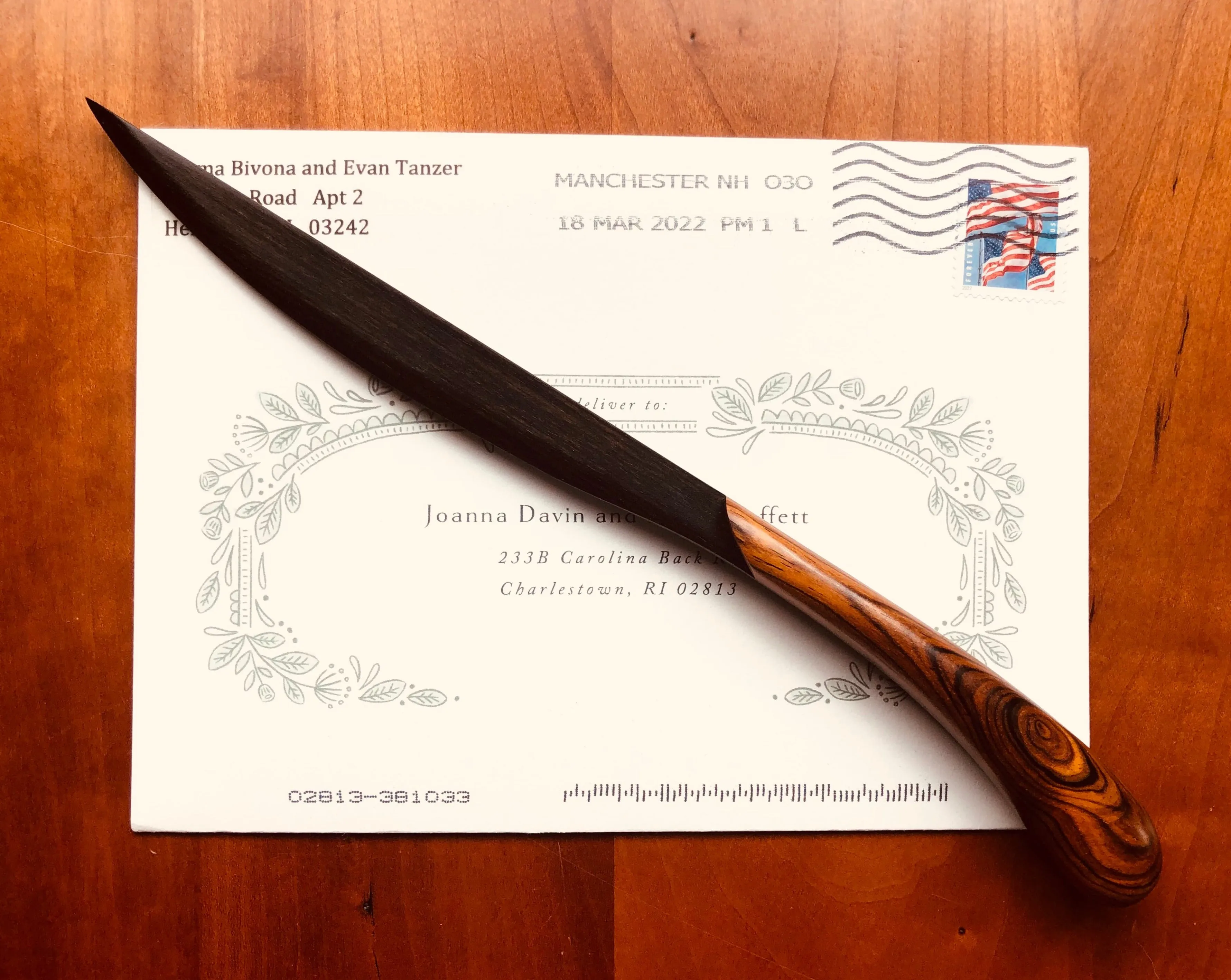 Letter Opener - Ebony Blade