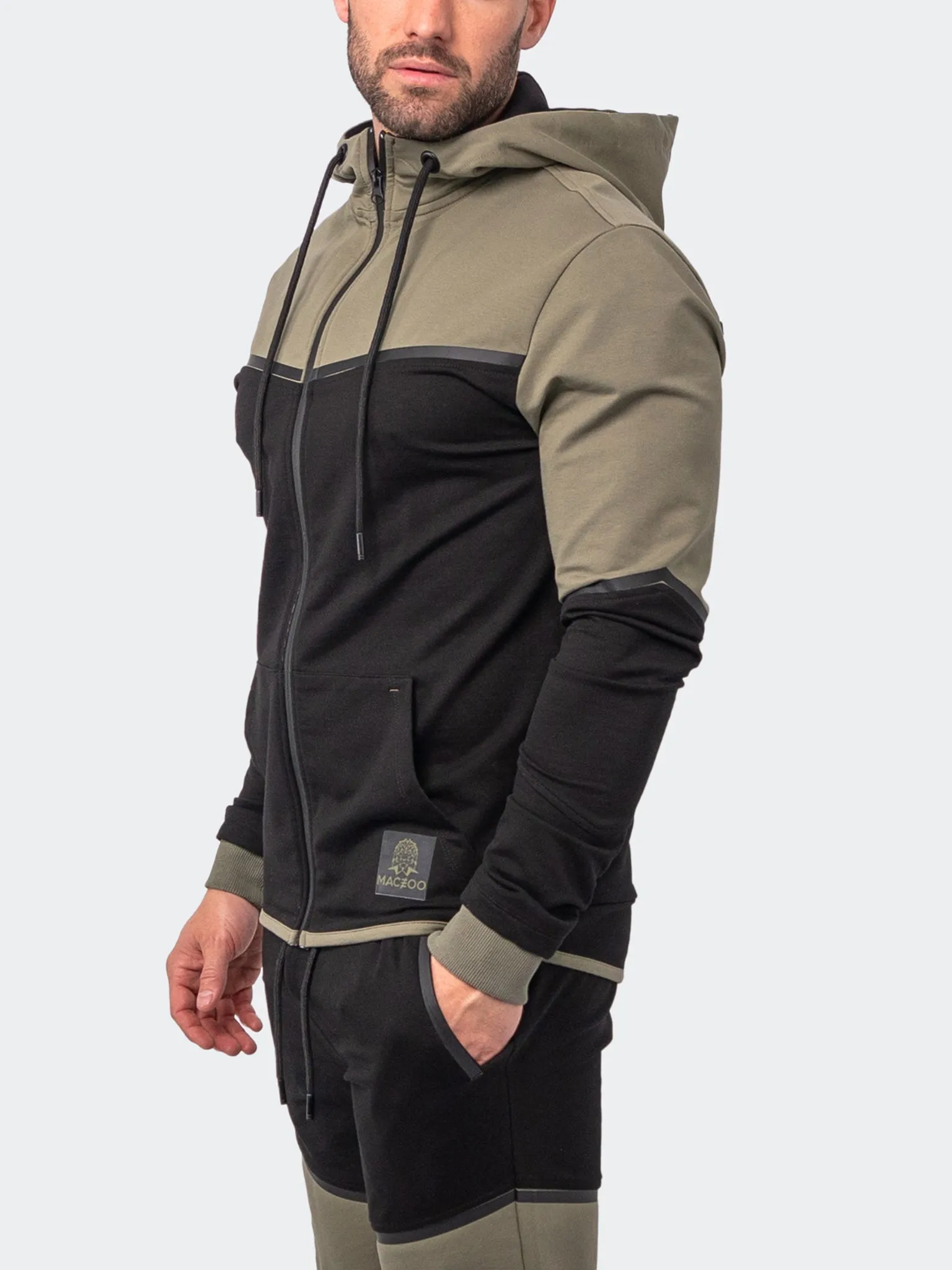 Maceoo Athleisure| Hoodie Exploration Green