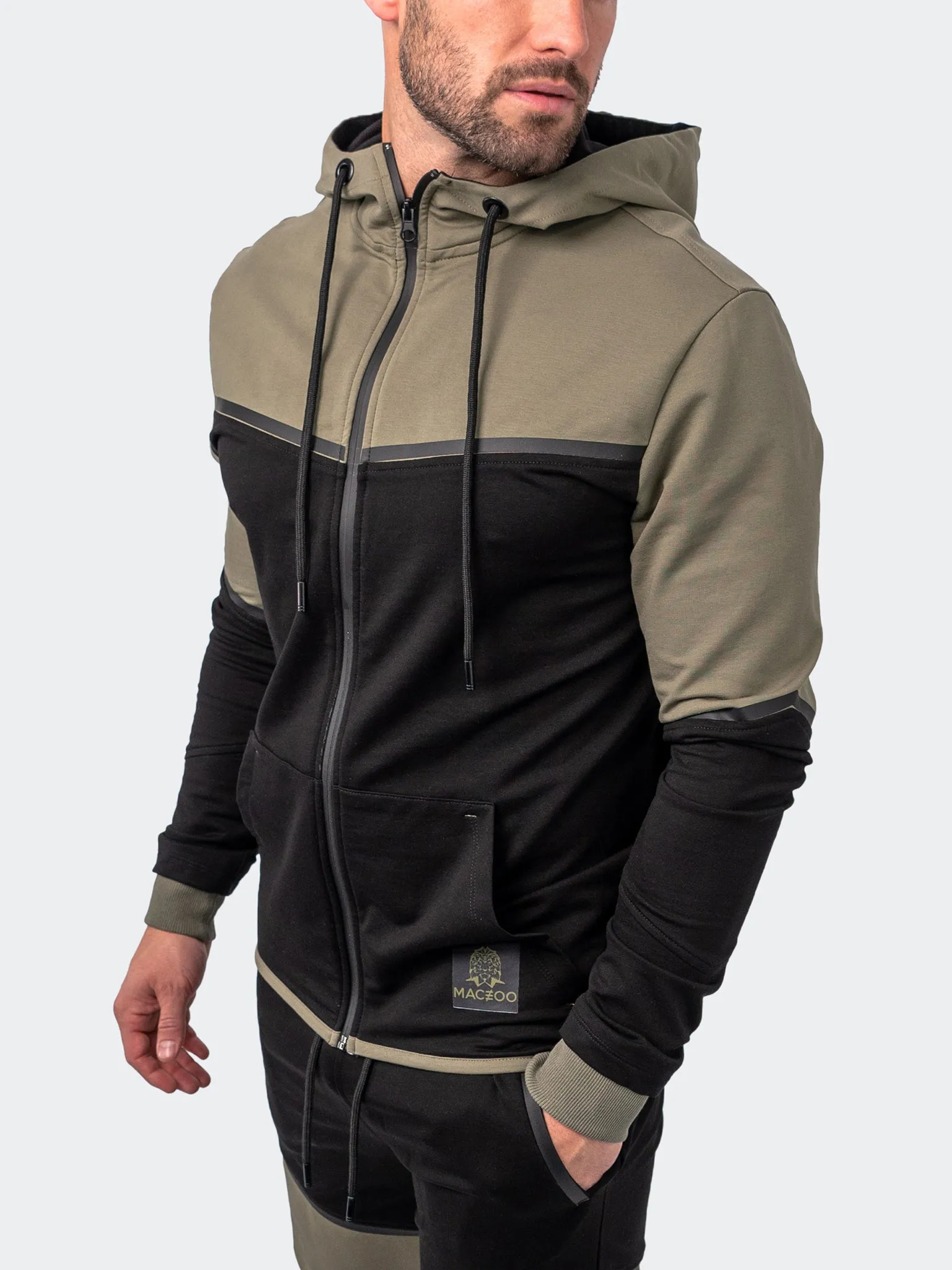 Maceoo Athleisure| Hoodie Exploration Green