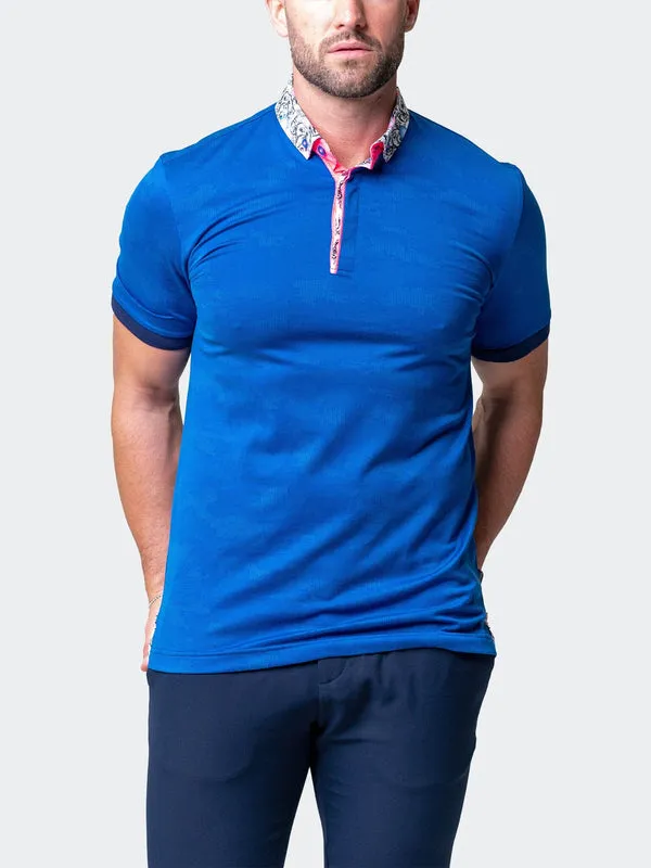 Maceoo Short-Sleeve Polos | Polo Mozarttazo Blue