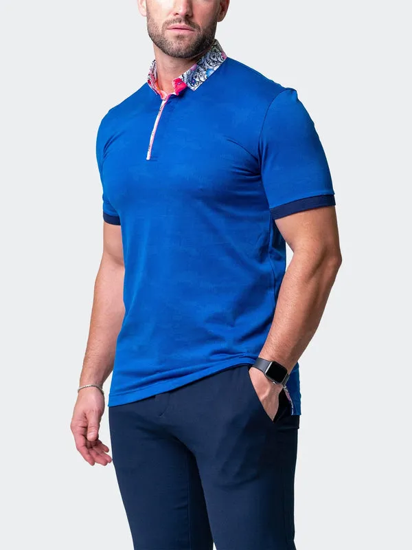 Maceoo Short-Sleeve Polos | Polo Mozarttazo Blue