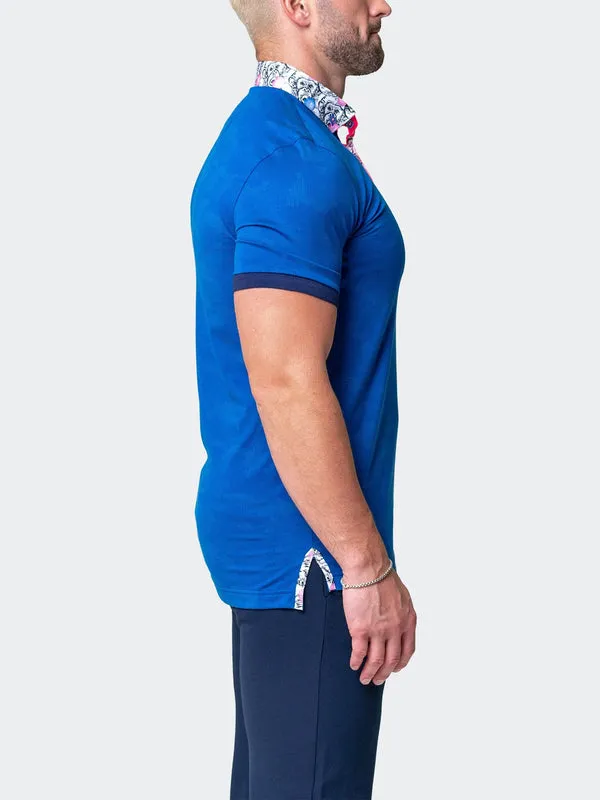 Maceoo Short-Sleeve Polos | Polo Mozarttazo Blue