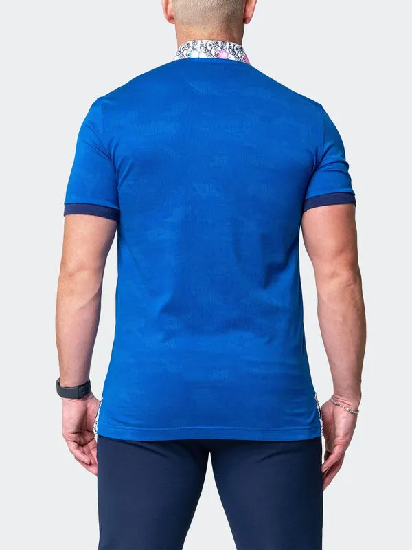 Maceoo Short-Sleeve Polos | Polo Mozarttazo Blue