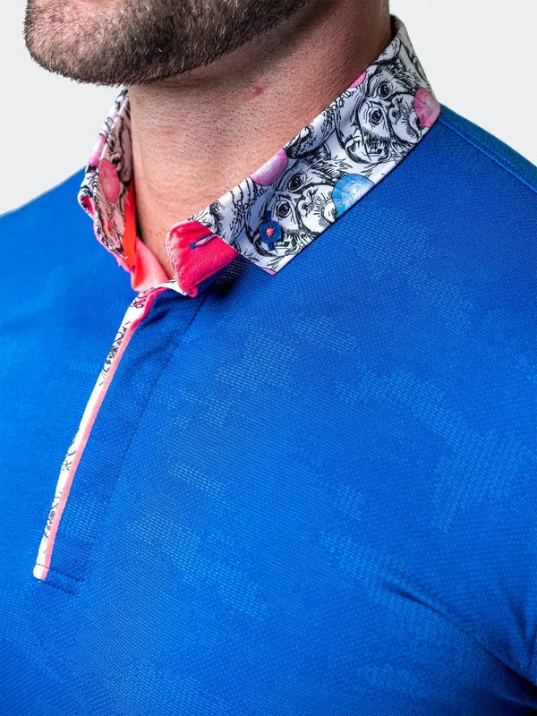 Maceoo Short-Sleeve Polos | Polo Mozarttazo Blue