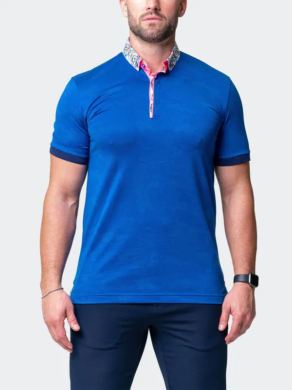 Maceoo Short-Sleeve Polos | Polo Mozarttazo Blue