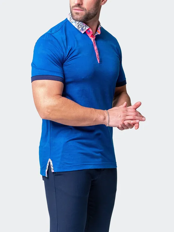 Maceoo Short-Sleeve Polos | Polo Mozarttazo Blue